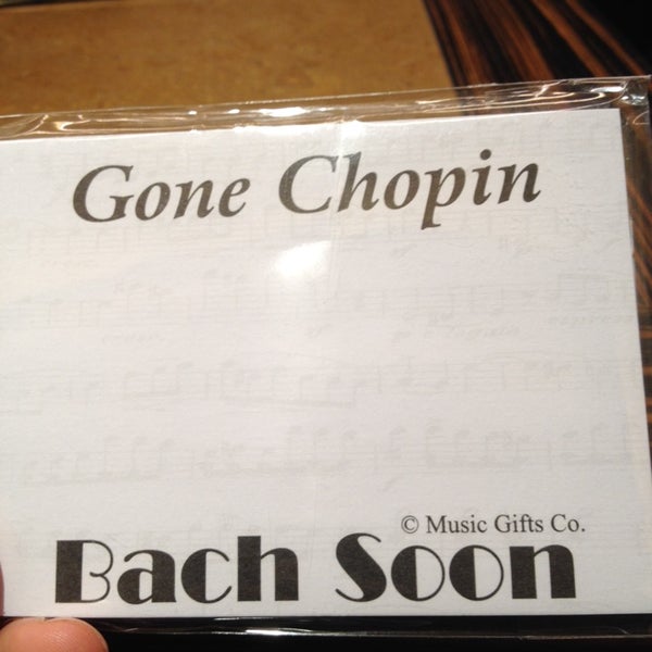 Great for musical related small gifts!  So punny. XD