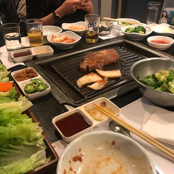 Photo taken at O Dae San Korean BBQ by A on 4/3/2017