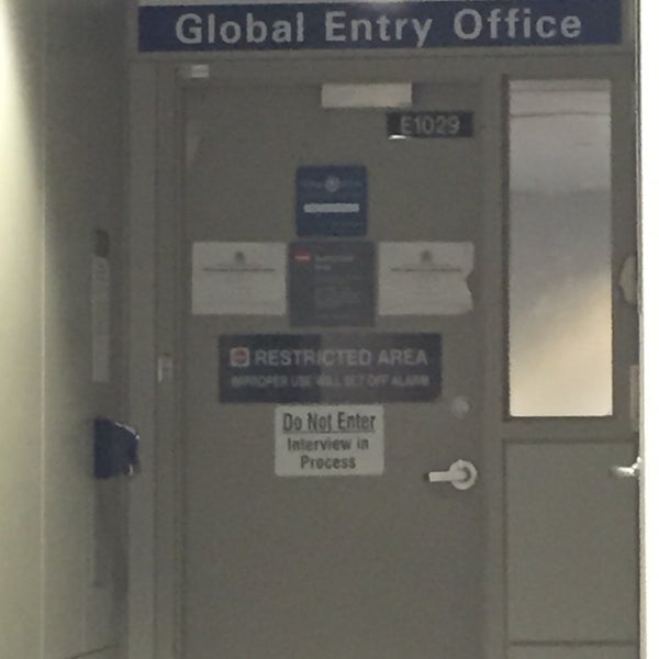 Global Entry Enrollment Office Jeffries Point Boston, MA