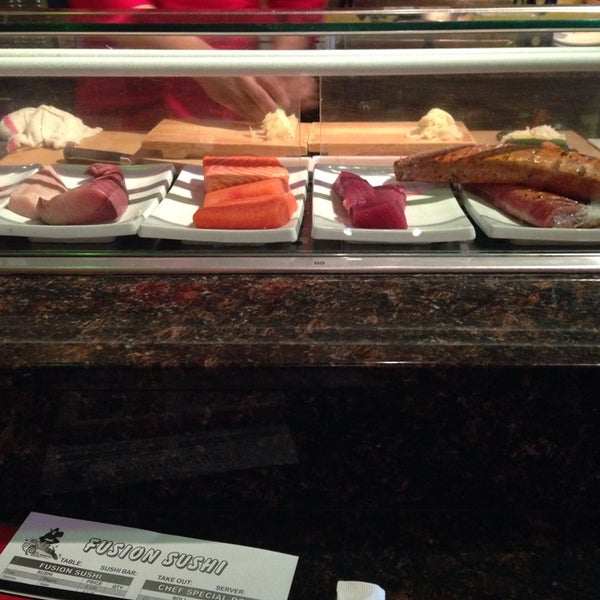 Photo taken at Fusion Sushi by Jennifer H. on 5/18/2014