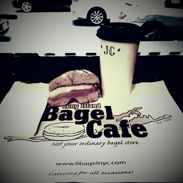 Photo taken at Long Island Bagel Cafe by Јс т. on 2/3/2013
