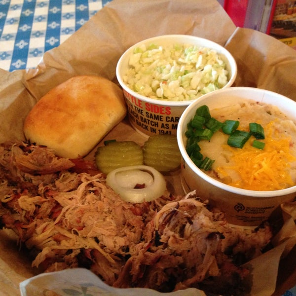 Photo taken at Dickey&#39;s Barbecue Pit by Brad M. on 4/12/2013