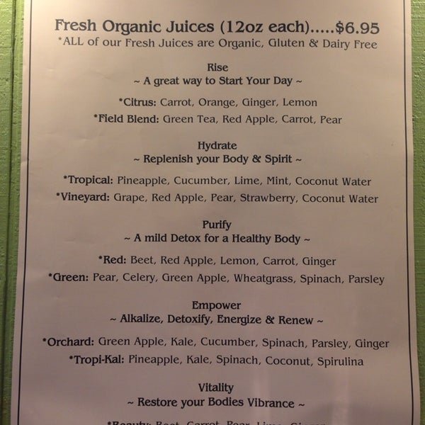 Nectar juice bar Juice Bar