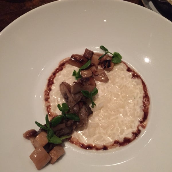 The Mushroom Risotto comes in a very very small portion, but is worth it! ♥️