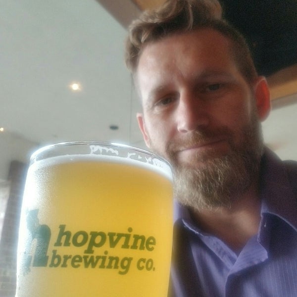 Photo taken at Hopvine Brewing Company by Chris R. on 8/9/2018