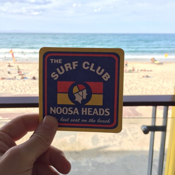 Photo taken at Noosa Heads Surf Club by Johannes B. on 11/10/2016