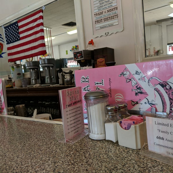 Photo taken at Sugar Bowl Ice Cream Parlor Restaurant by Jeff on 3/25/2019