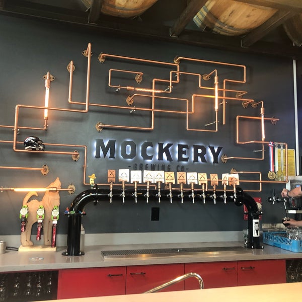 Photo taken at Mockery Brewing by Shelby H. on 5/27/2019