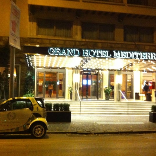 Photo taken at Grand Hotel Mediterraneo by Alexandre M. on 11/14/2012