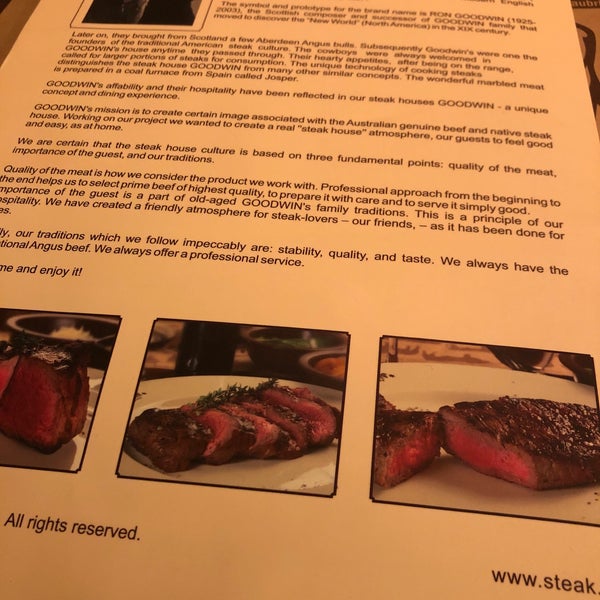 รูปภาพถ่ายที่ GOODWIN Steak House โดย masahiro t. เมื่อ 2/2/2019