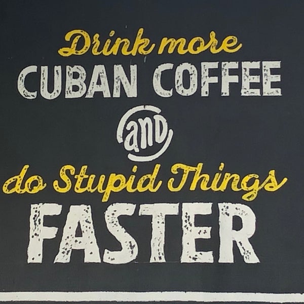 Photo taken at Cuban Coffee Queen -Downtown by Michael K. on 2/18/2021