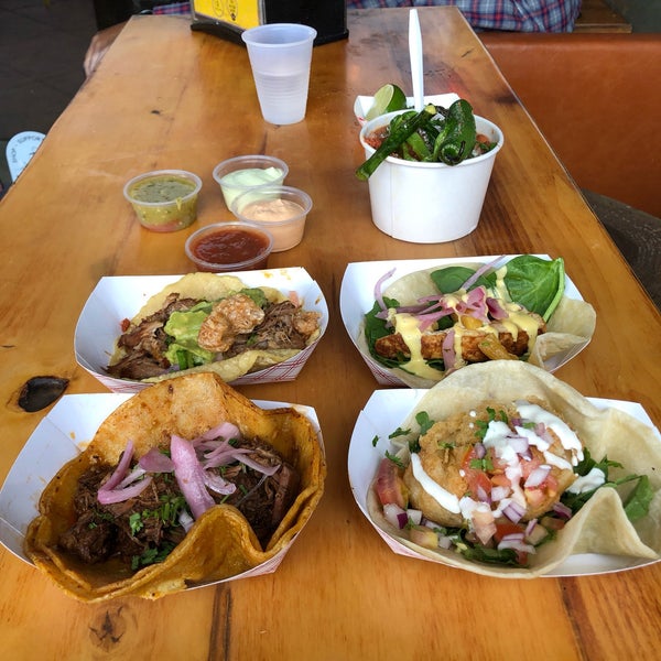 A really great collection of tacos and REALLY good salsa/condiment bar. I still haven't found my WOW taco joint in SD, but this will do until I do.