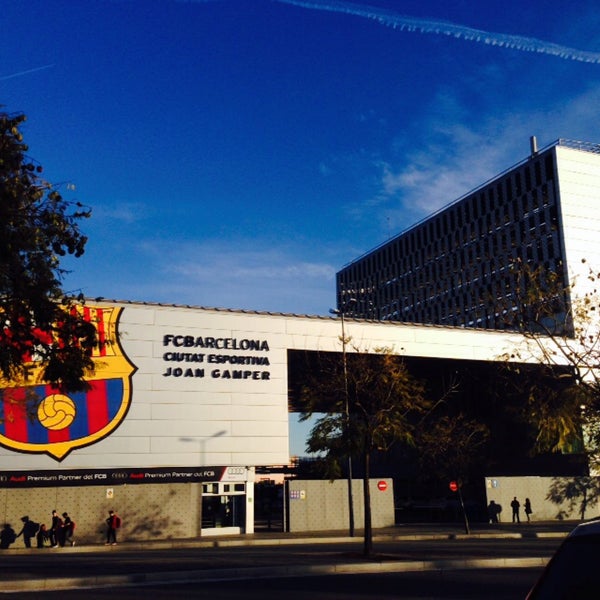 Photo taken at Ciutat Esportiva Joan Gamper FCBarcelona by Marika S. on 3/27/2015