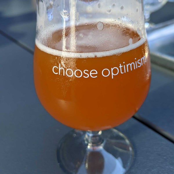 Photo taken at Optimism Brewing Company by Kasper B. on 7/21/2022
