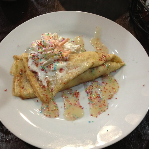 Photo taken at Midtown Crêperie &amp; Café by Lauren B. on 1/5/2013