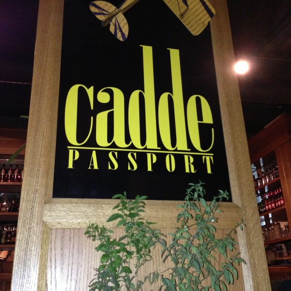 Photo taken at Cadde Restaurant &amp; Bar by Feriha K. on 4/14/2013
