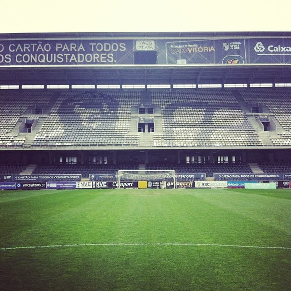Photo taken at Estádio D. Afonso Henriques by Luís C. on 3/16/2013