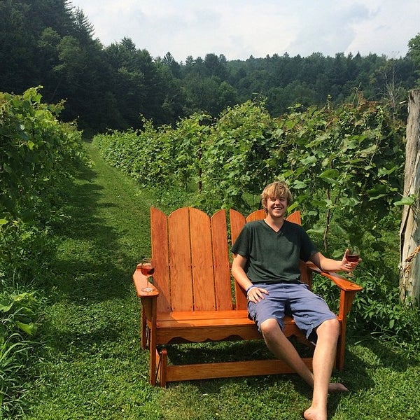 Photo taken at Fresh Tracks Farm Vineyard &amp; Winery by Tracy R. on 7/23/2014
