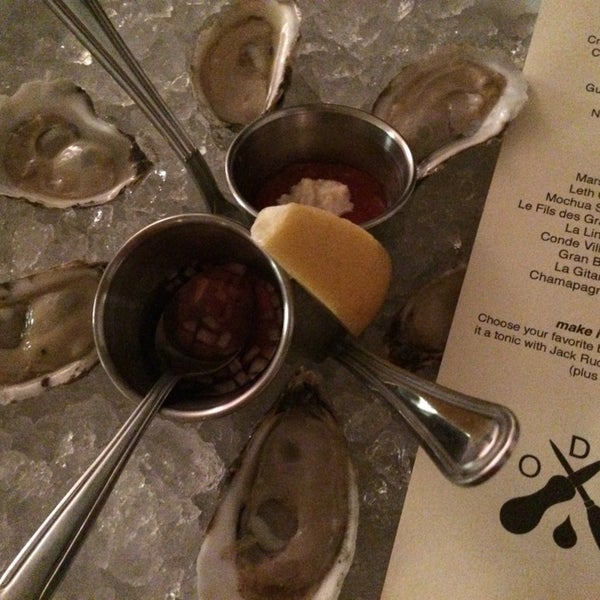 Photo taken at Dylan&#39;s Oyster Cellar by Scotti O. on 4/17/2014