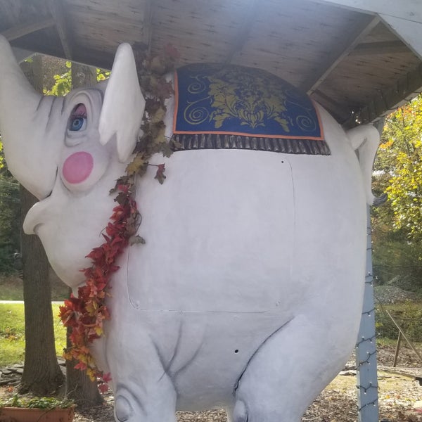 Photo taken at Mister Ed&#39;s Elephant Museum &amp; Candy Emporium by C B. on 10/19/2019