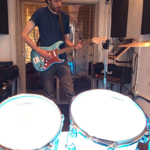 Photo taken at The Sweatshop Rehearsal &amp; Recording Studios by Alex P. on 5/31/2014