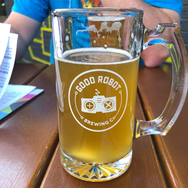Photo taken at Good Robot Brewing Company by Jamie E. on 9/27/2019