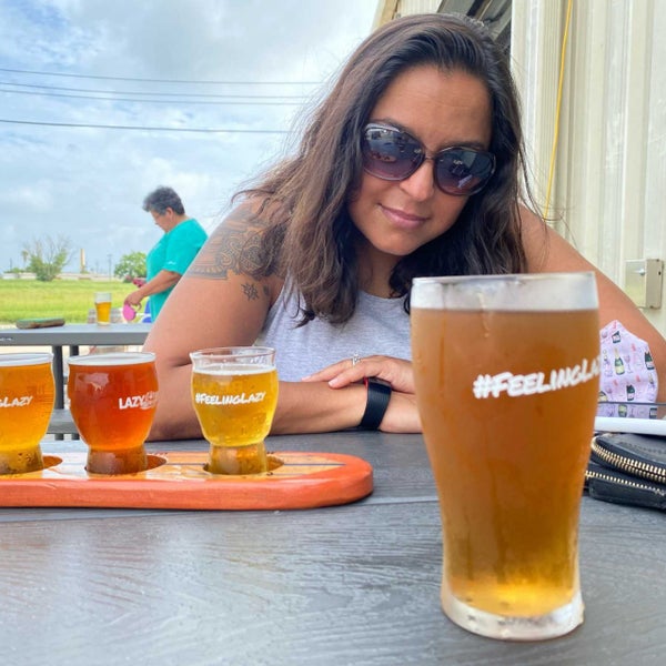 Photo taken at Lazy Beach Brewery by Jamie E. on 7/9/2021