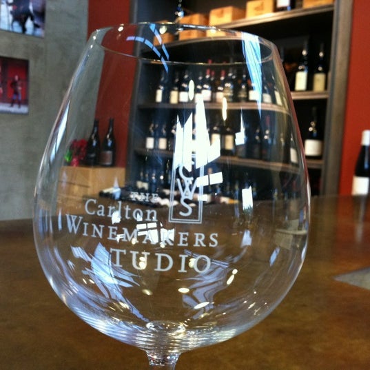 Photo taken at Carlton Winemakers Studio by Will E. on 12/8/2012