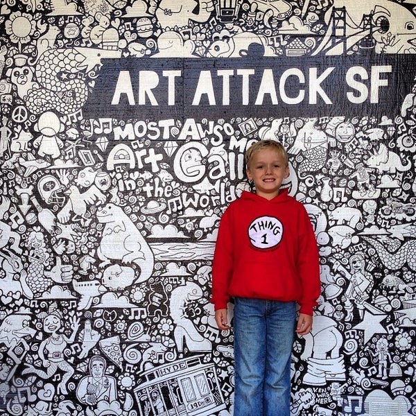 9/2/2013 tarihinde SeaDek M.ziyaretçi tarafından Art Attack SF'de çekilen fotoğraf