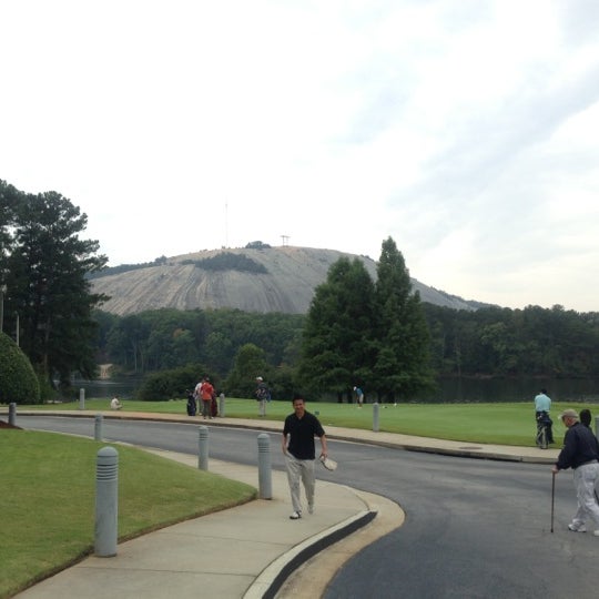 Photo taken at Stone Mountain Golf Club by Richard F. on 9/29/2012