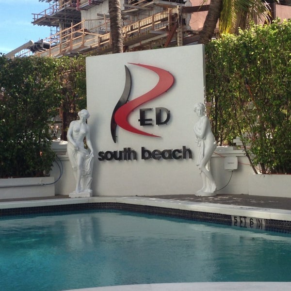 Photo taken at RED South Beach Hotel by Gerri C. on 1/15/2013