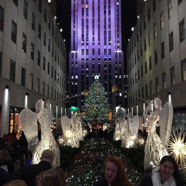 Photo taken at Rockefeller Center by Don W. on 12/16/2015