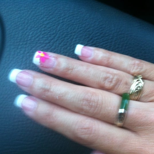 See Lora for pink and white nails. Beautiful job!