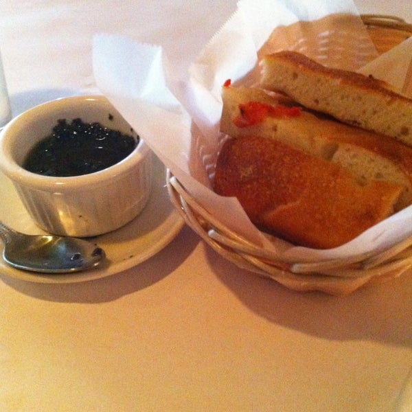Tapenade and bread is served before your meal. Delicious!