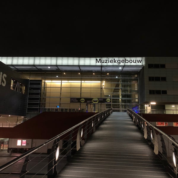 Photo taken at Muziekgebouw by Bob v. on 1/4/2020