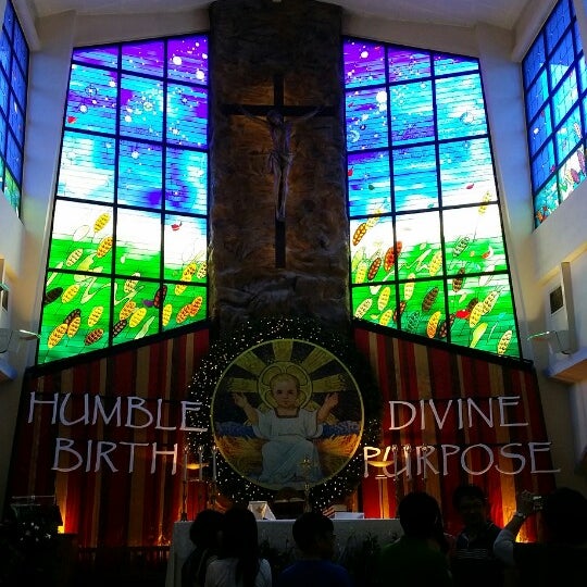 Photo taken at Catholic Church of St. Francis Xavier by Thin D. on 12/25/2013