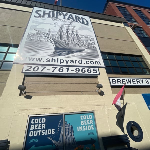Photo taken at The Shipyard Brewing Company by Bill K. on 7/24/2022