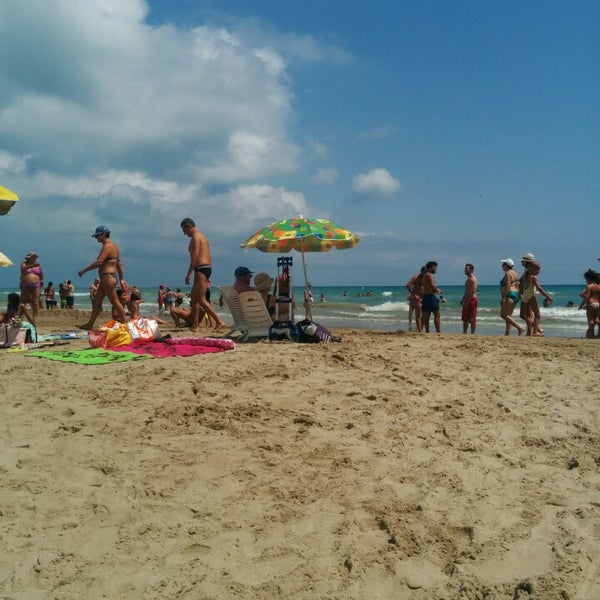 Photo taken at Playa de Almarda by Maria C. on 8/19/2014