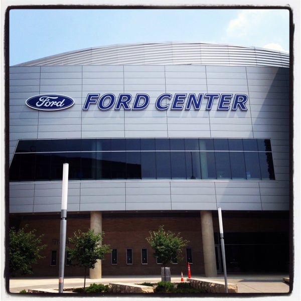 Photo taken at Ford Center by Haley W. on 7/18/2013