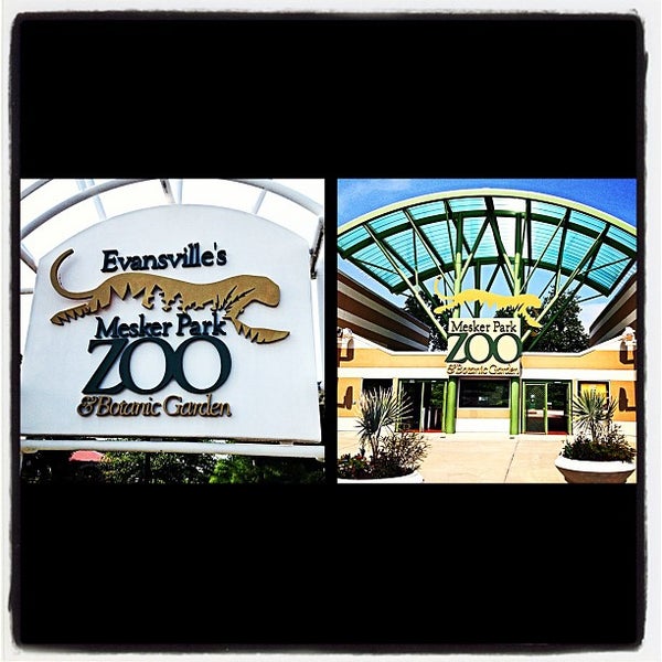 Mesker Park Zoo & Botanic Garden Zoo in Evansville West Side