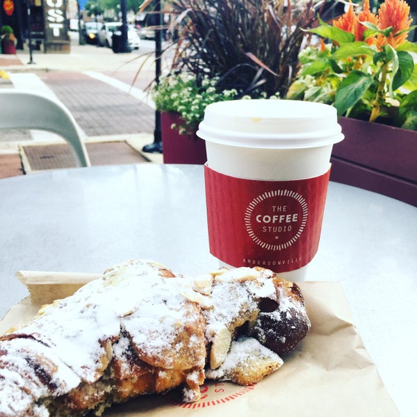 I love the fact that they open at 6:30 which means I don't have to go to the big chains for delicious coffee. You also must try the almond croissant