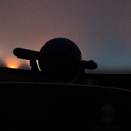 Photo taken at Fujitsu Planetarium De Anza College by Stephen T. on 10/13/2012
