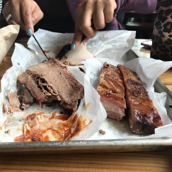 Photo taken at Black&#39;s BBQ by Fred R. on 2/18/2018