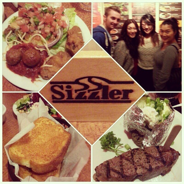 Photo taken at Sizzler by Christina Y. on 12/23/2012