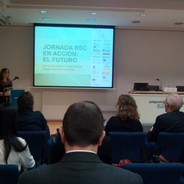 Photo taken at Fundación Bancaja by Cristina M. on 10/23/2014