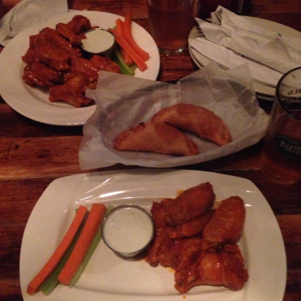 The wings are worth getting for the blue cheese. The Cuban empanadas were the stand out dish for me