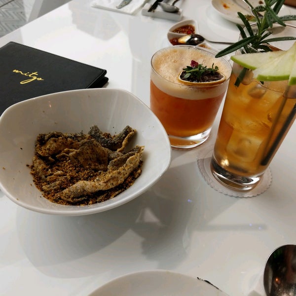 Of the many Asian-influenced cocktails we sampled, we enjoyed Empress Sour (cognac-based) & Oriental Julep (bourbon-based)