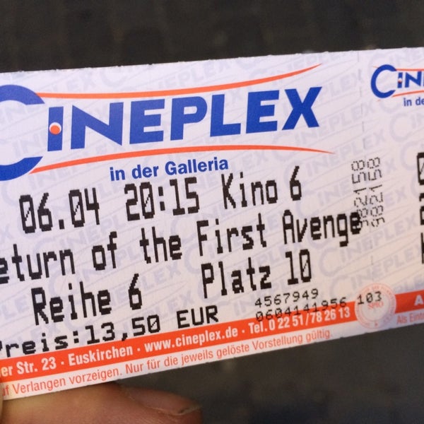 Cineplex Cinemas Euskirchen, NordrheinWestfalen