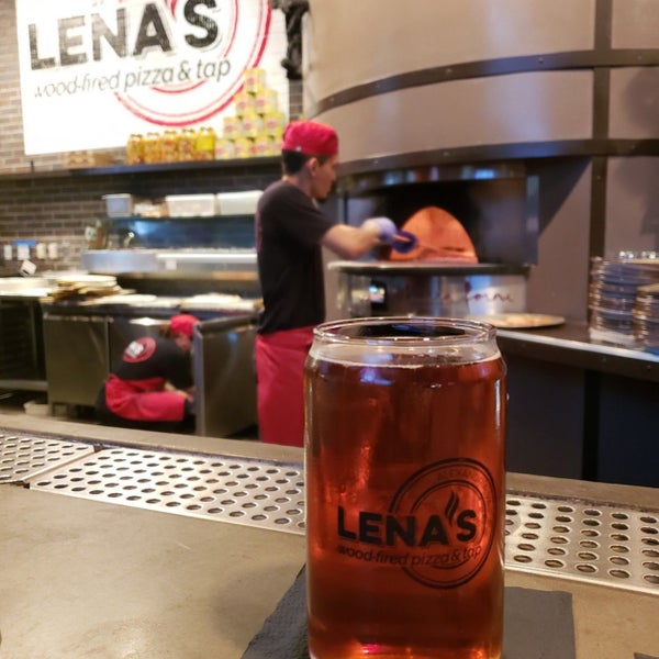 Photo taken at Lena&#39;s Wood-Fired Pizza &amp; Tap by Michael N. on 10/12/2019