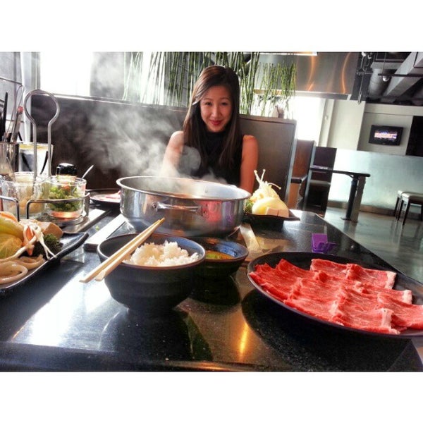 Photo taken at Yojie Japanese Fondue by Charles T. on 4/28/2013